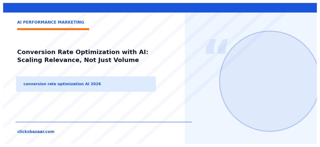 Conversion Rate Optimization with AI
