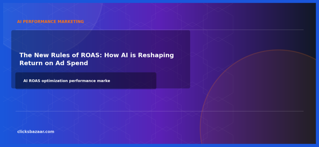 AI ROAS optimization performance marketing